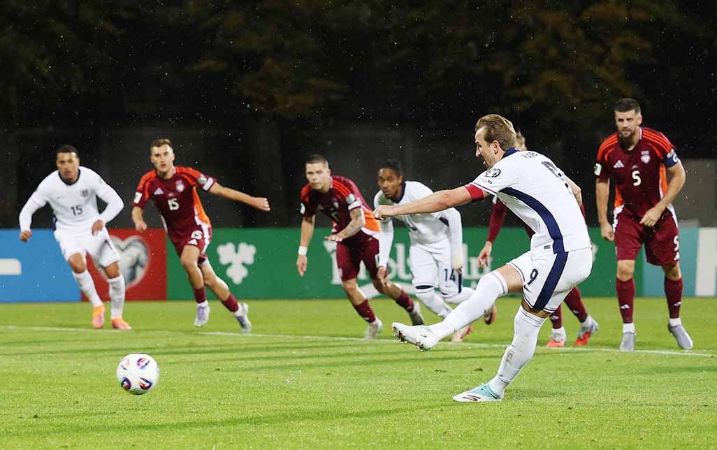 cover England thrash Latvia to qualify for World Cup