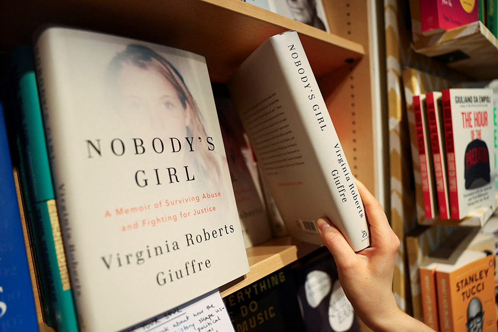 cover Virginia Giuffre memoir goes on sale, heaping fresh scrutiny on Prince Andrew