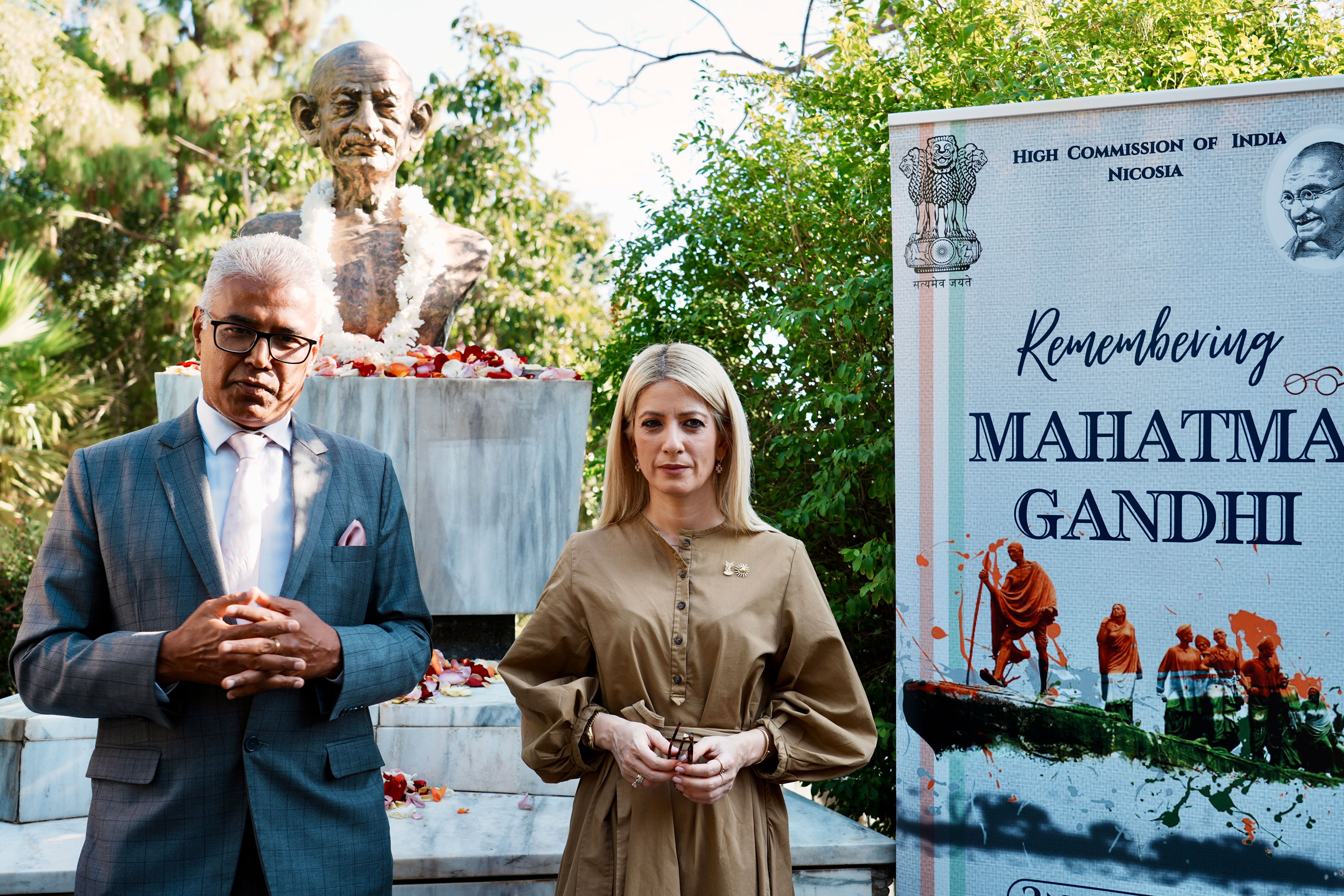 cover Ghandi’s teachings a guiding beacon, Demetriou says