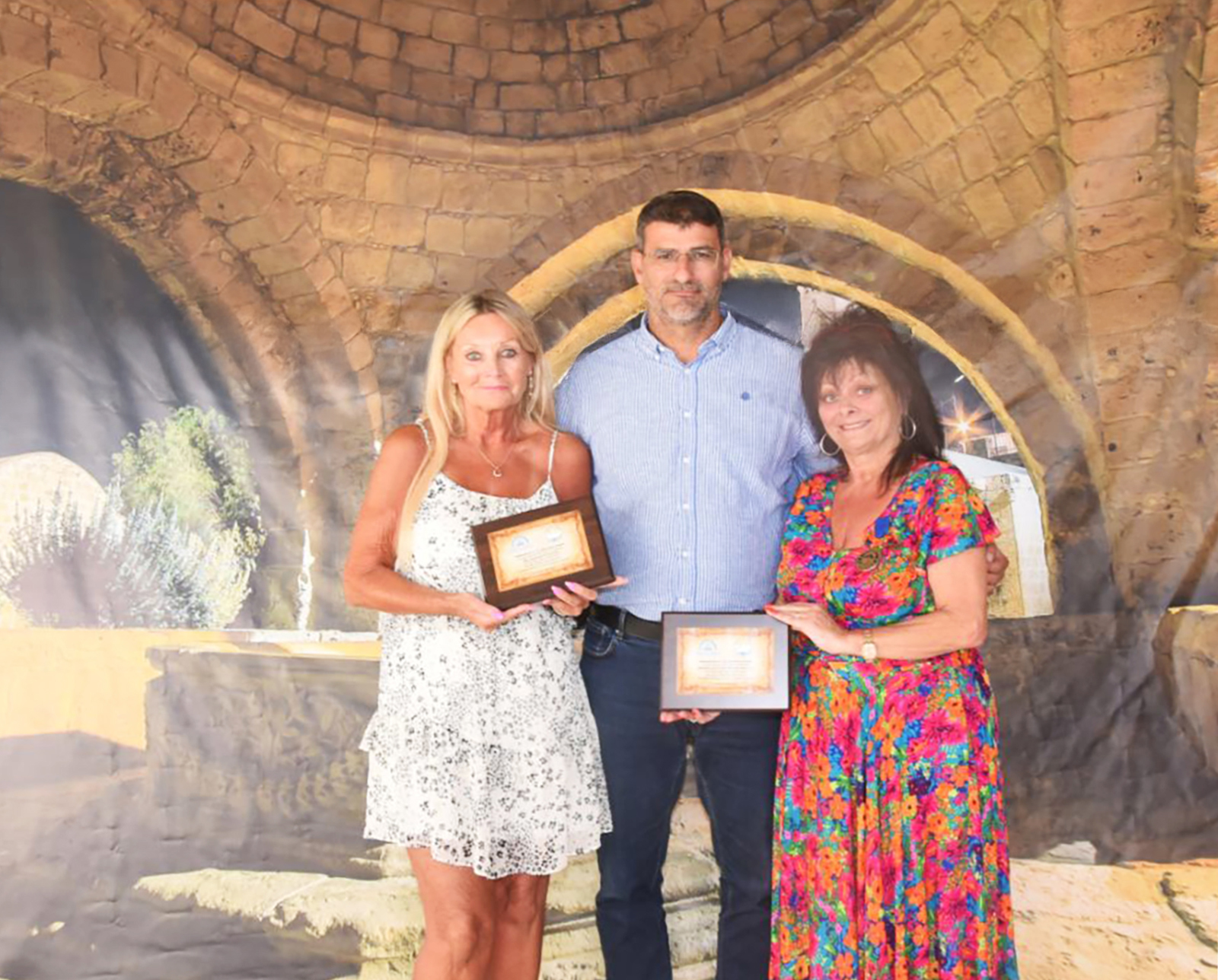 cover UK sisters honoured for frequent visits to Ayia Napa
