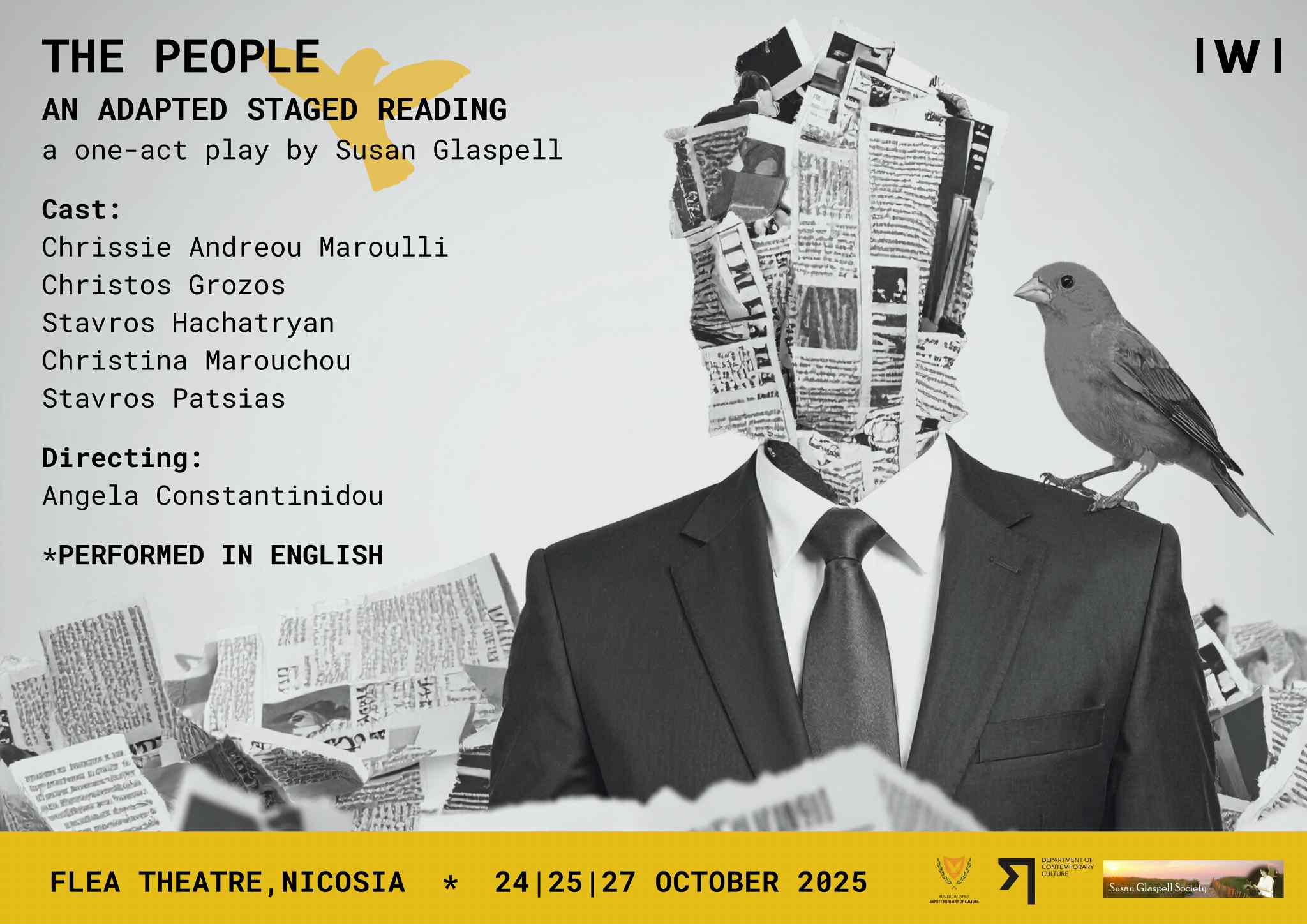 cover English-language feminist plays to be staged in Nicosia