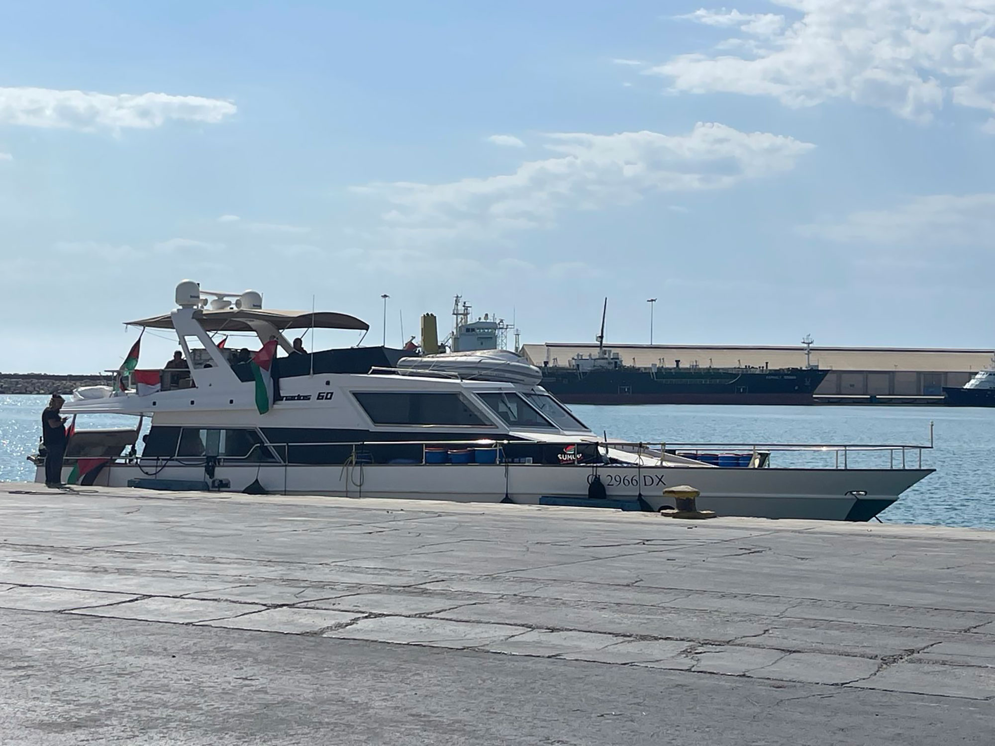 cover Second flotilla boat ‘may dock in Cyprus’ on Friday