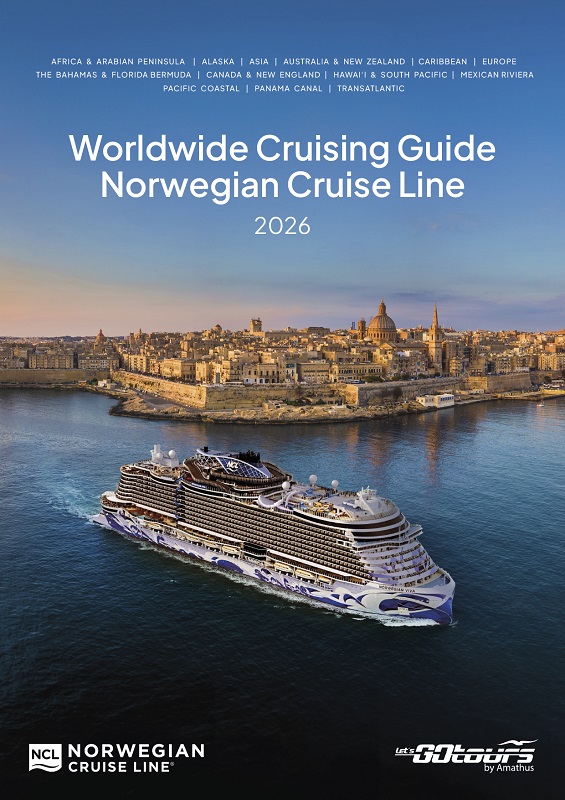 cover Set sail for 2026 with NCL&#8217;s new worldwide cruising guide!