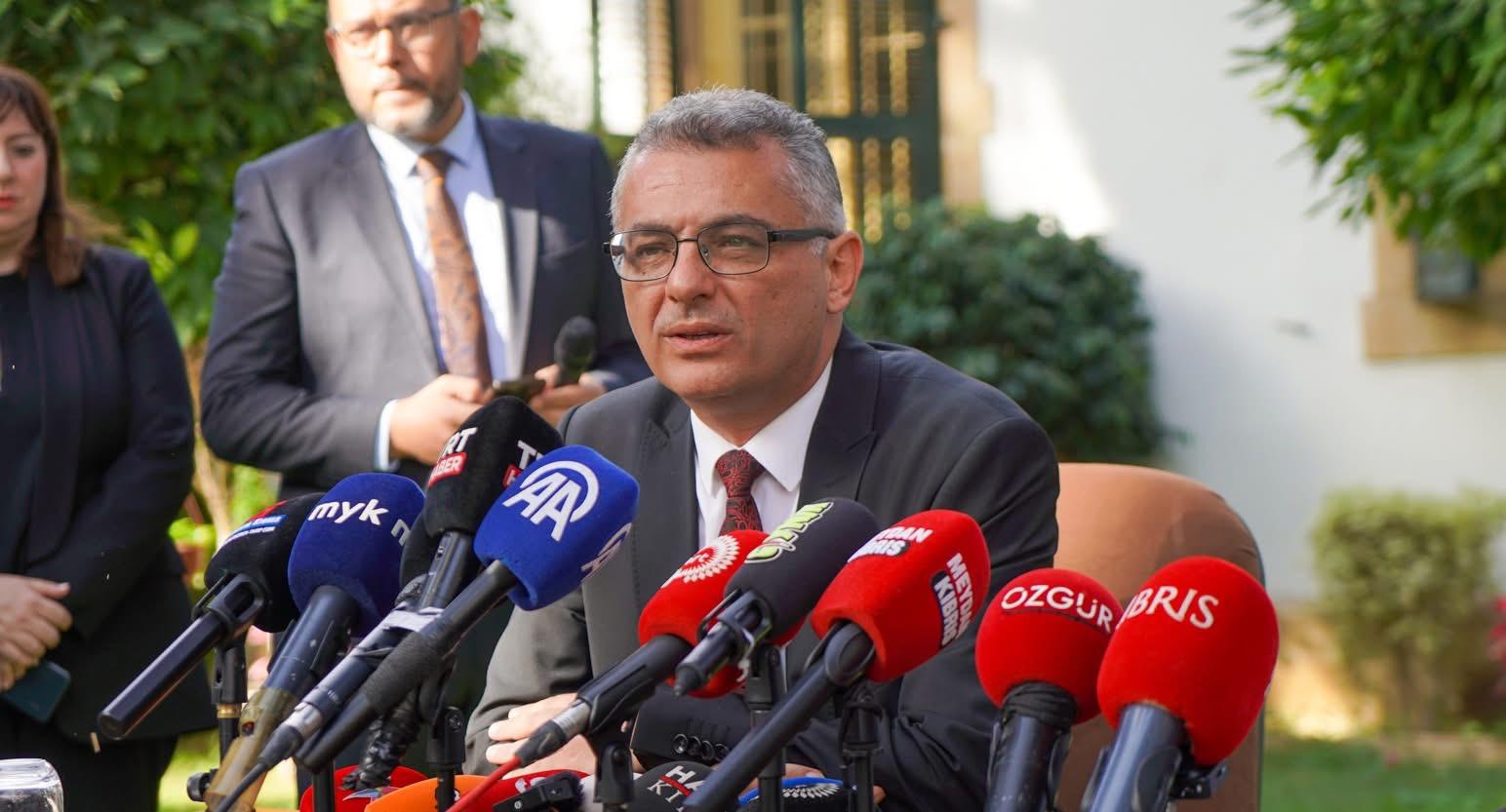 cover Erhurman on Cyprus talks: There is also Nicosia, it does not have to be New York