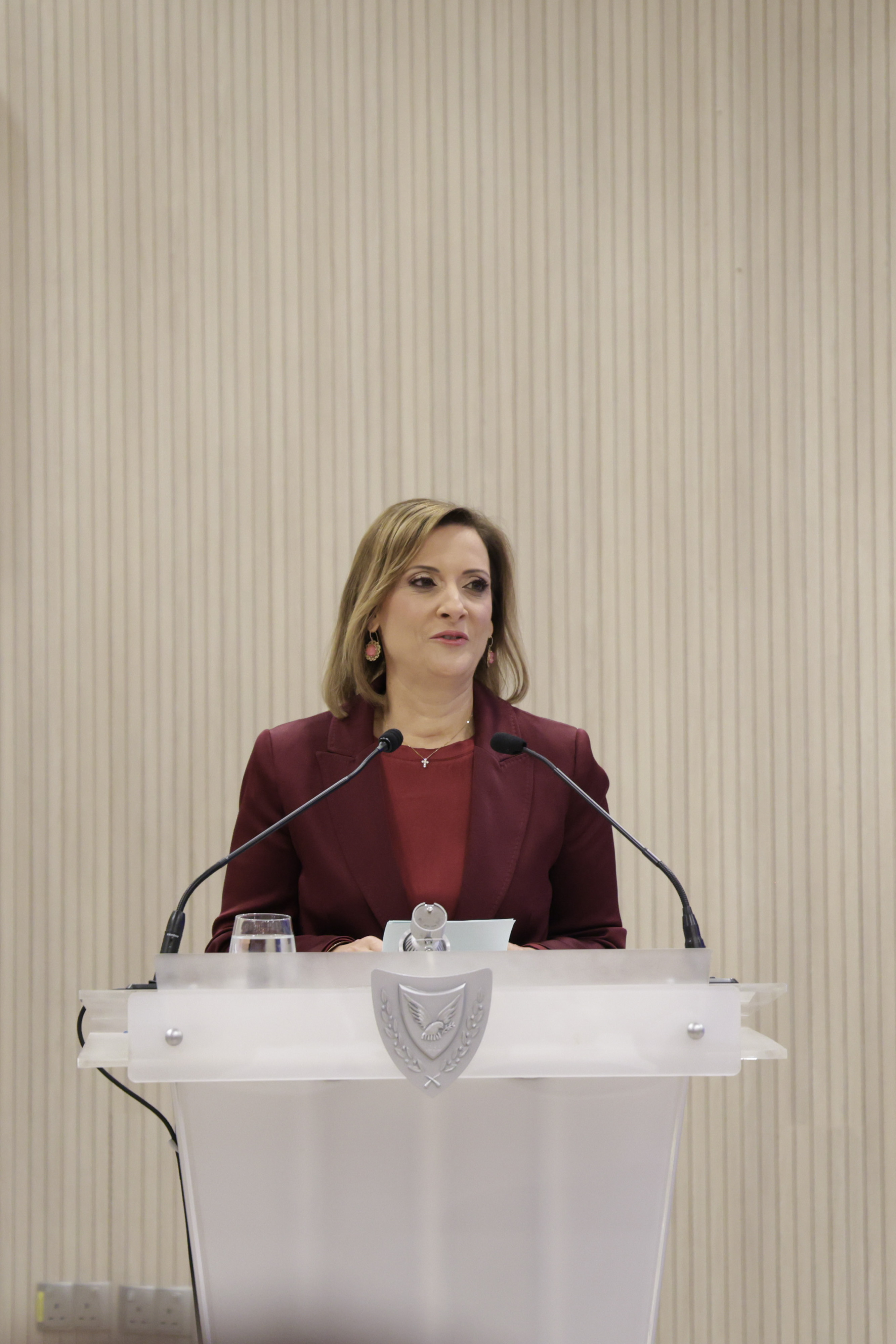 Philippa Karsera Christodoulides, first lady, presidential palace