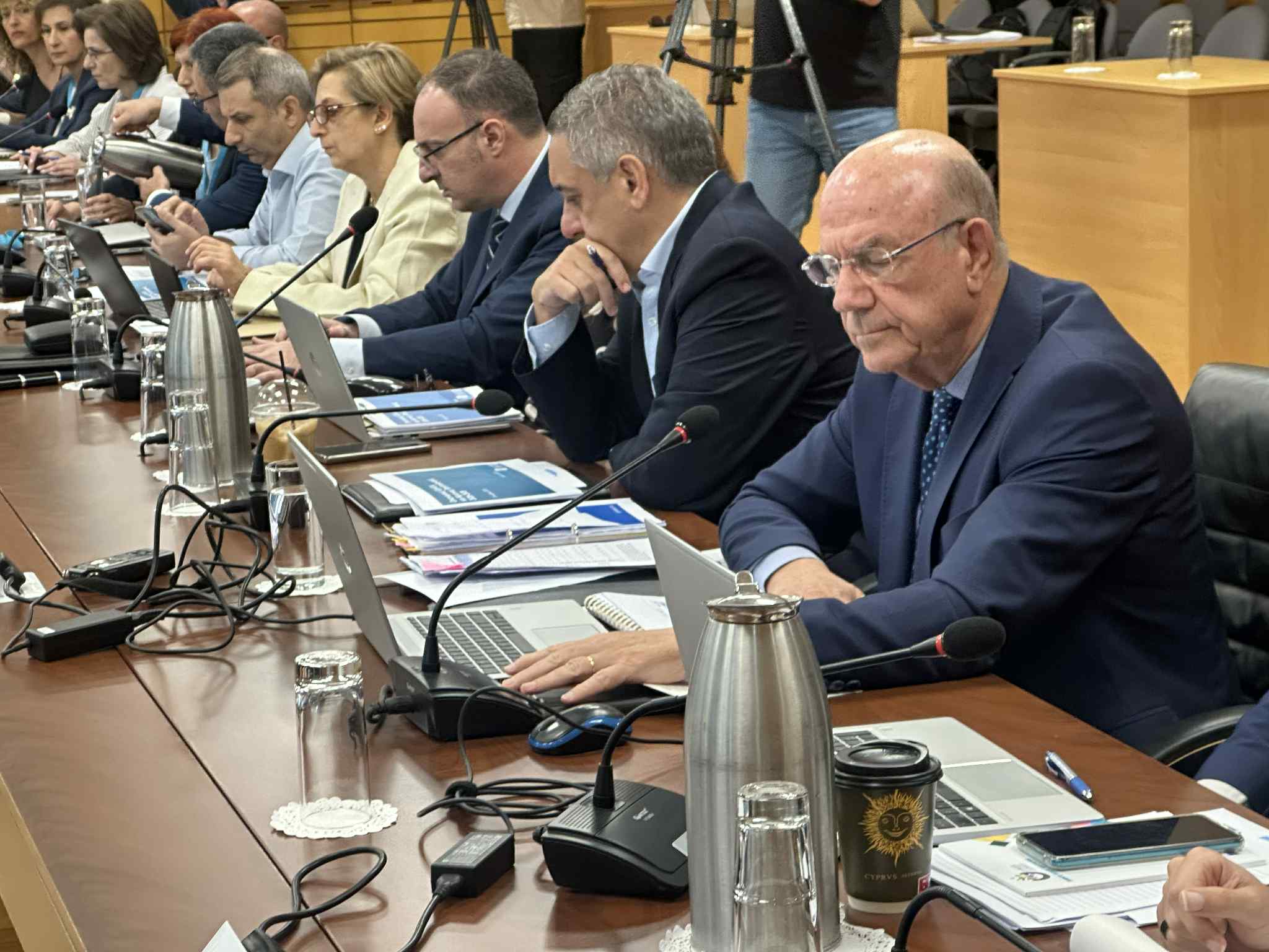 cover Keravnos outlines state budget to House committee