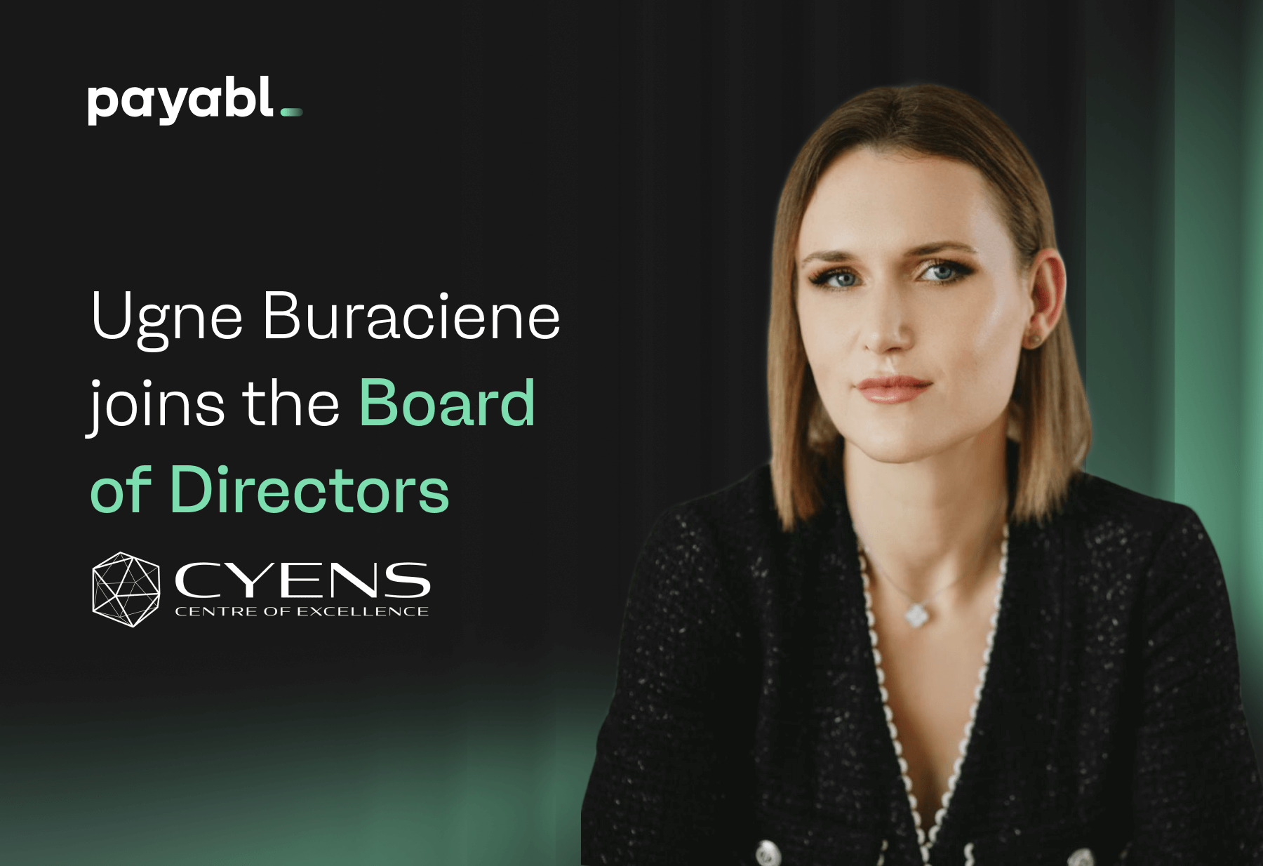 cover payabl. CEO Ugne Buraciene appointed to CYENS board