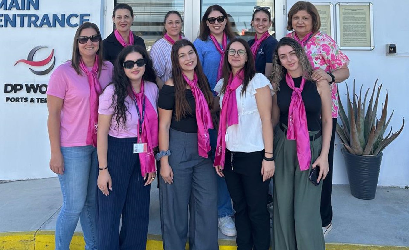 cover Limassol port operator promotes breast cancer awareness and early detection