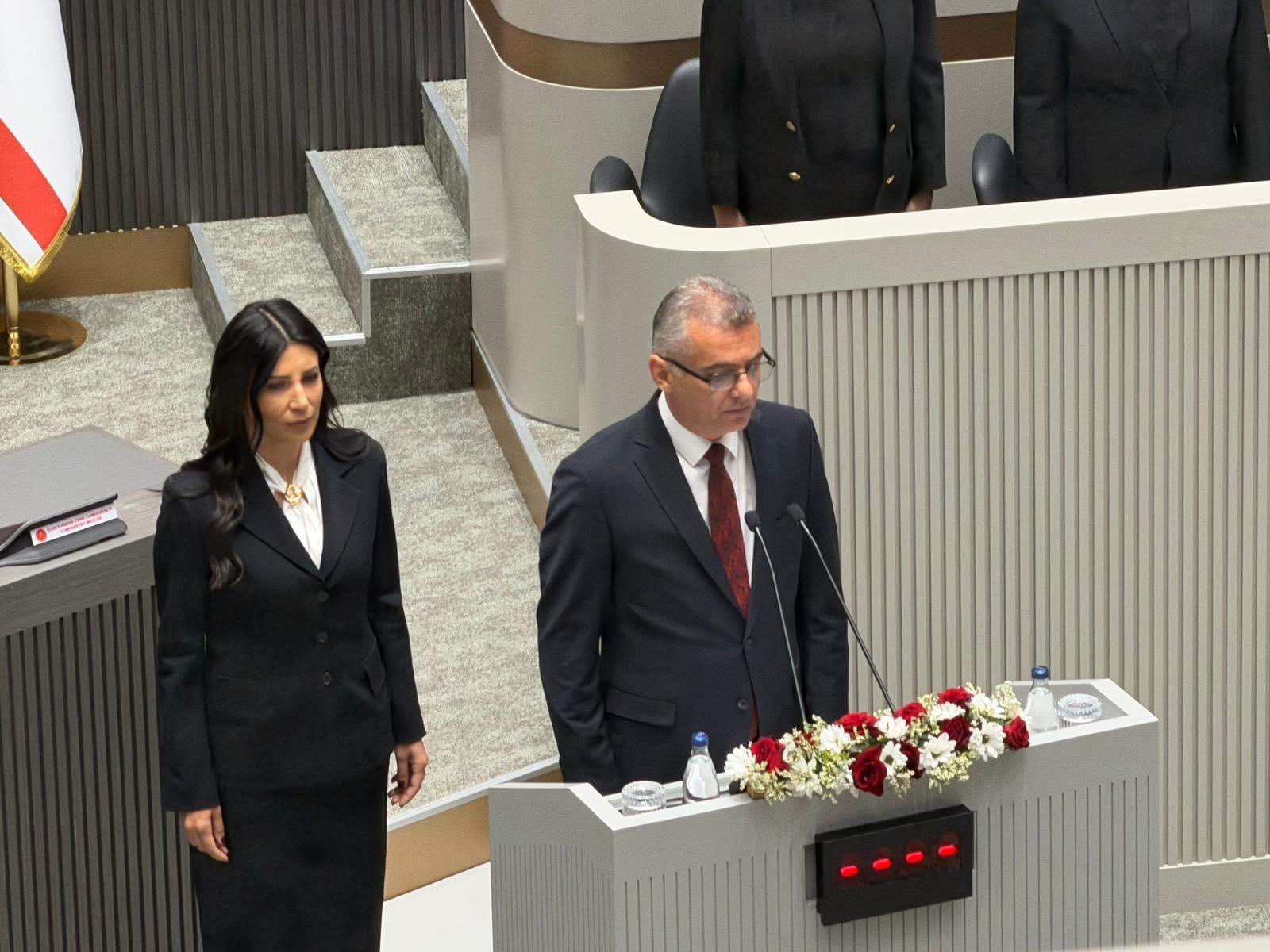 cover Tufan Erhurman sworn in as Turkish Cypriot leader