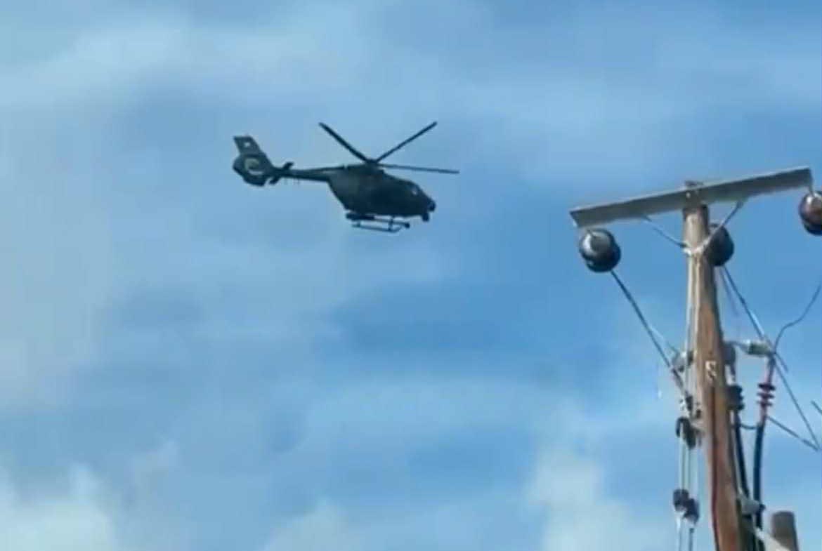 cover Arms land in residential area after falling off military helicopter