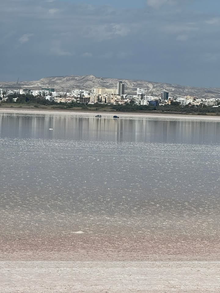 Larnaca, Larnaca salt lake, salt flats