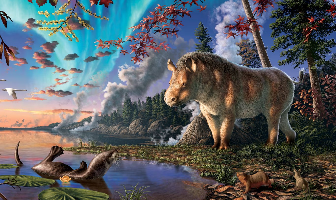 cover Hornless rhino roamed Canadian High Arctic 23 million years ago