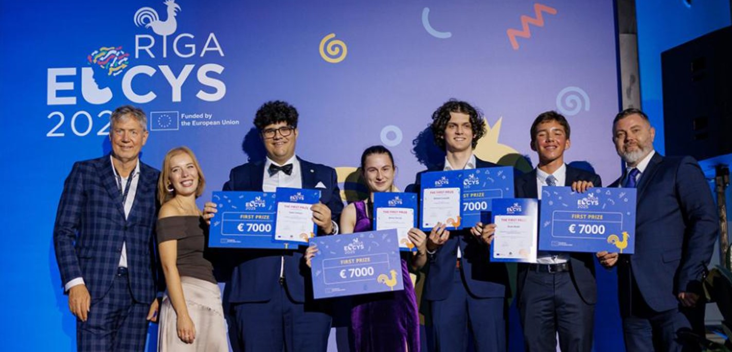 cover From turtle robots to frontline physics: prize-winning young scientists shape the future