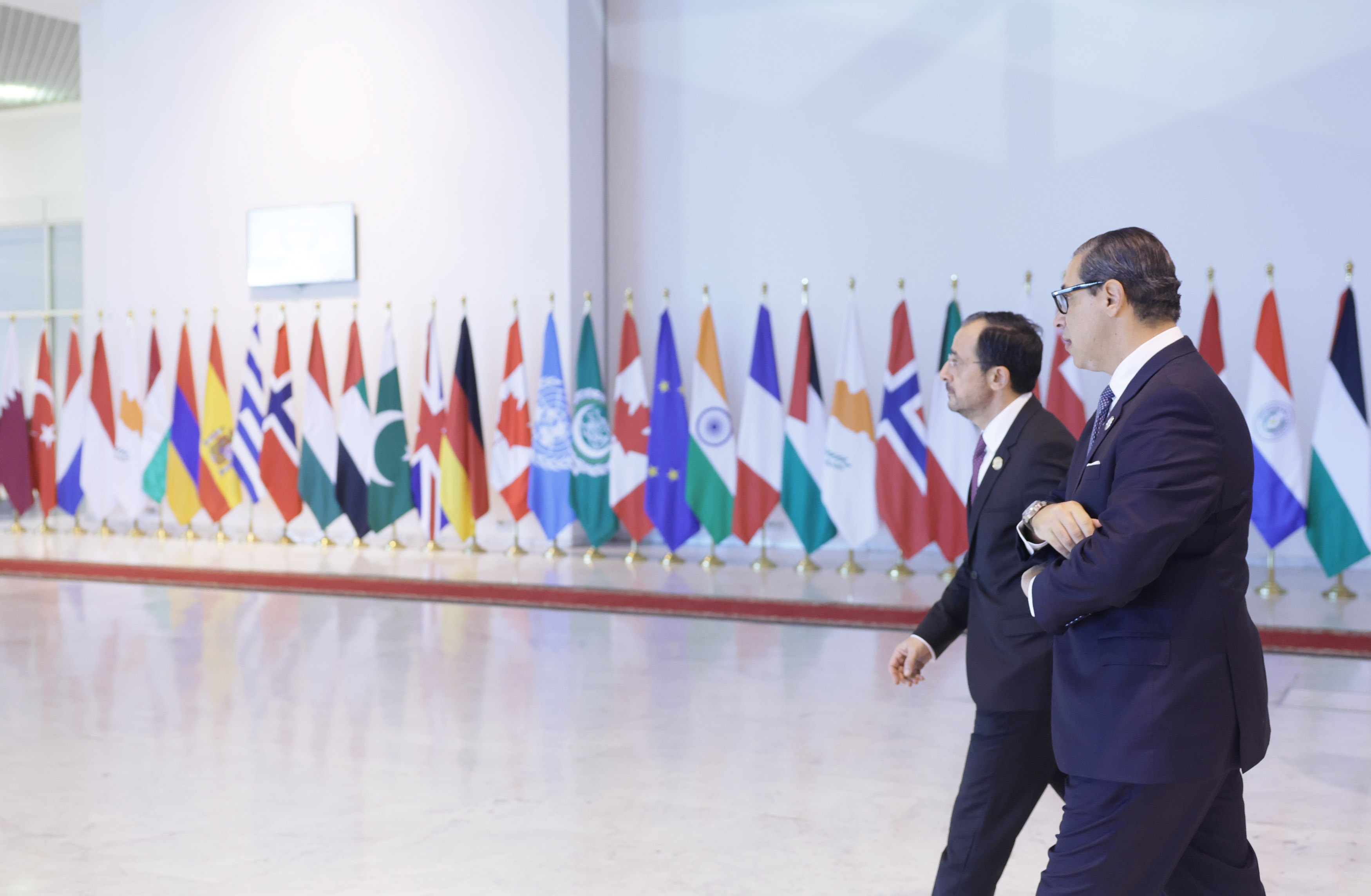 image Christodoulides presents plan for Gaza during meetings