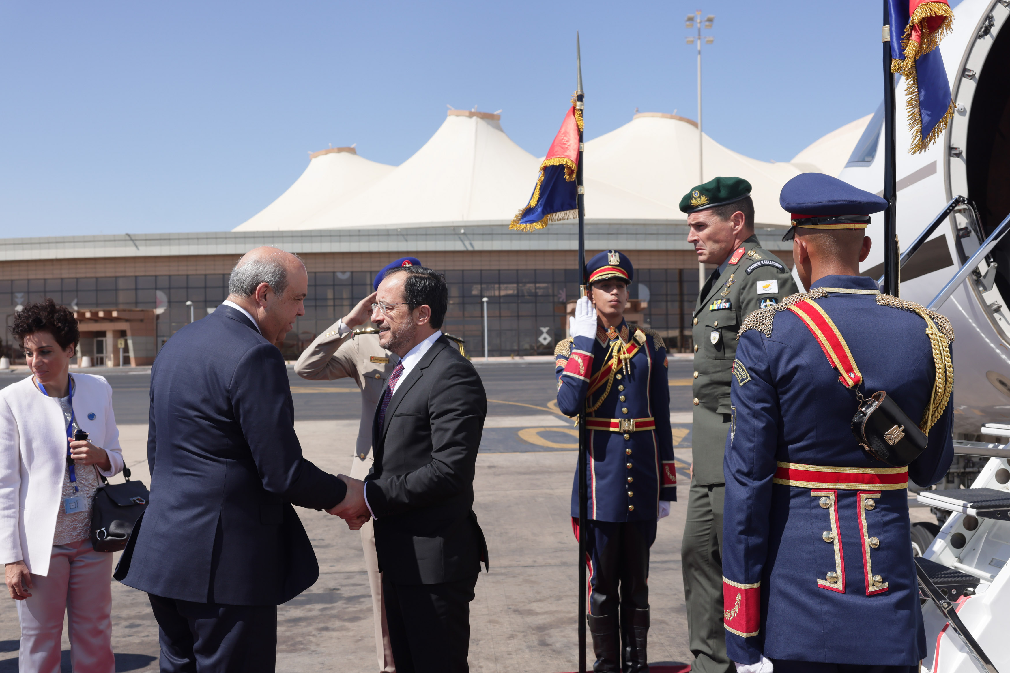 image Christodoulides in Sharm El Sheikh for the Gaza summit