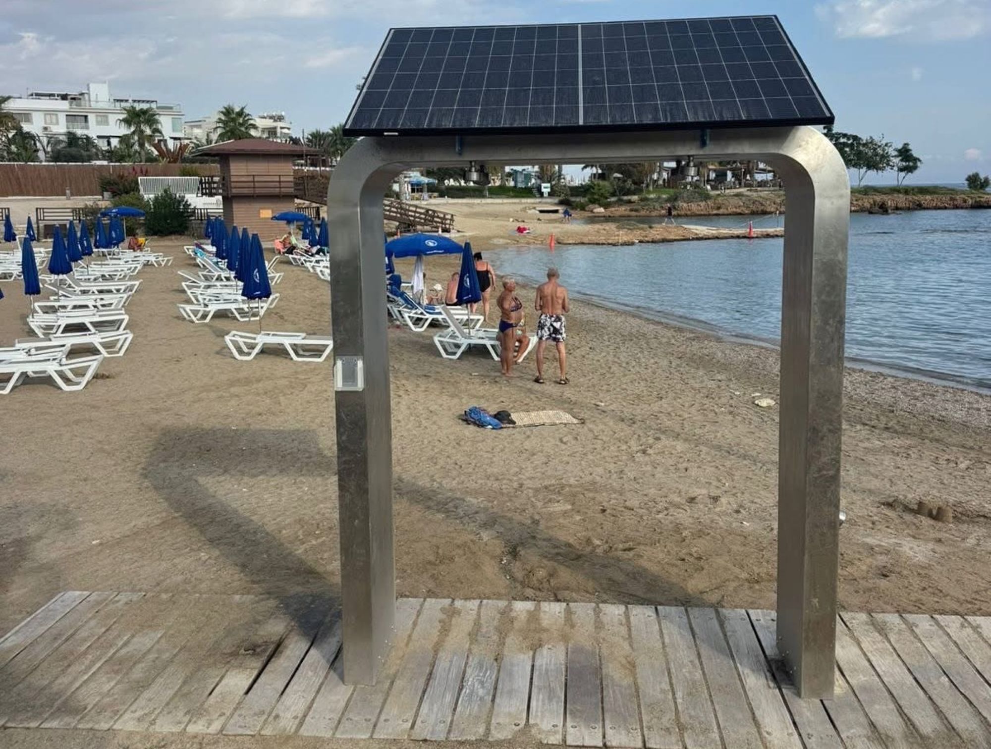 cover Energy saving showers installed on Protaras beaches