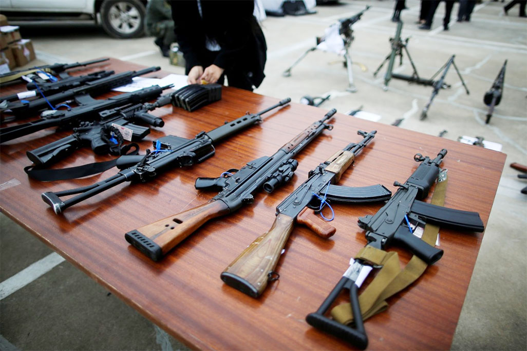 cover Turks in northern Greece held pending trial for smuggling weapons