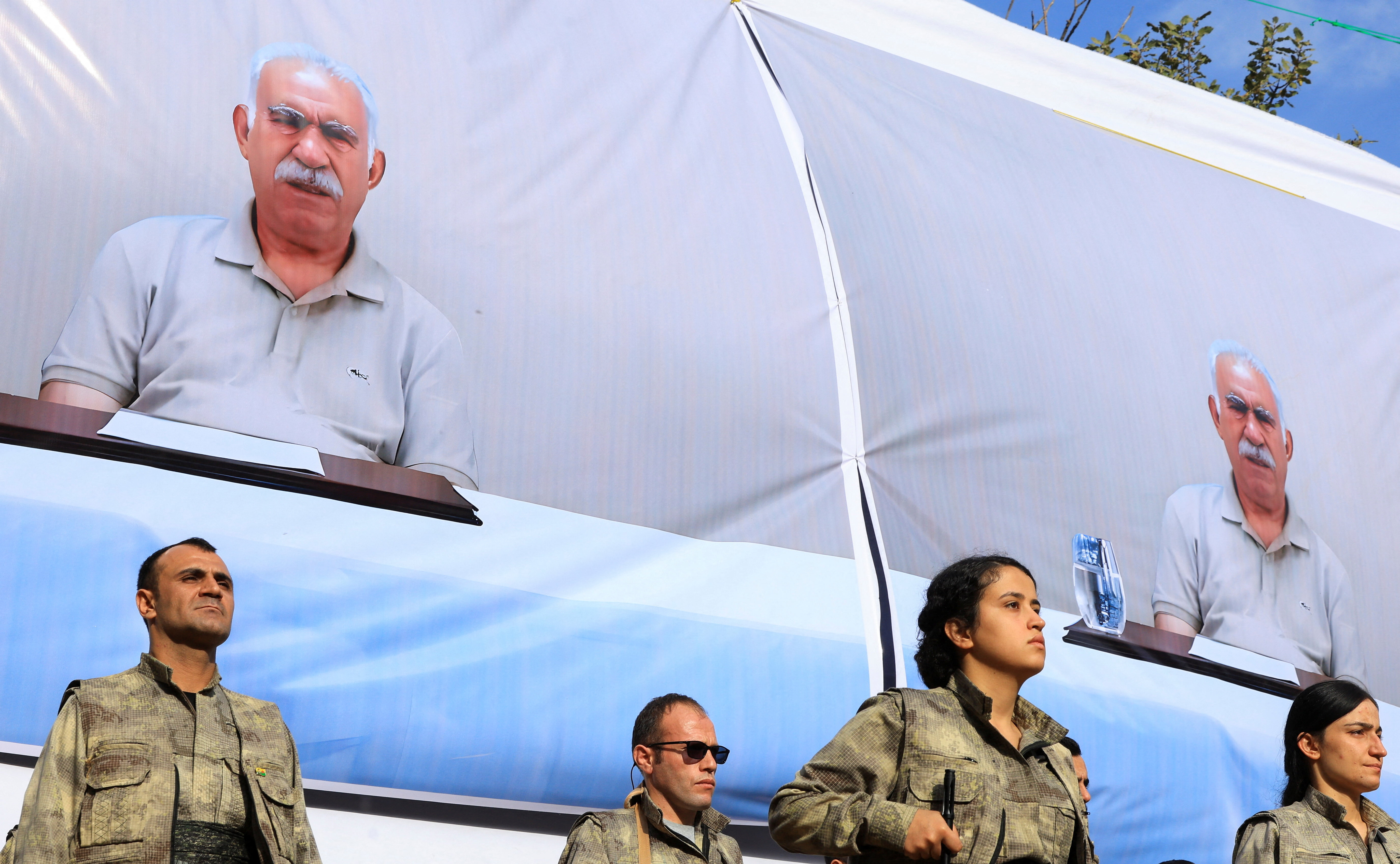 cover Turkish parliamentary delegation meets jailed PKK leader Ocalan