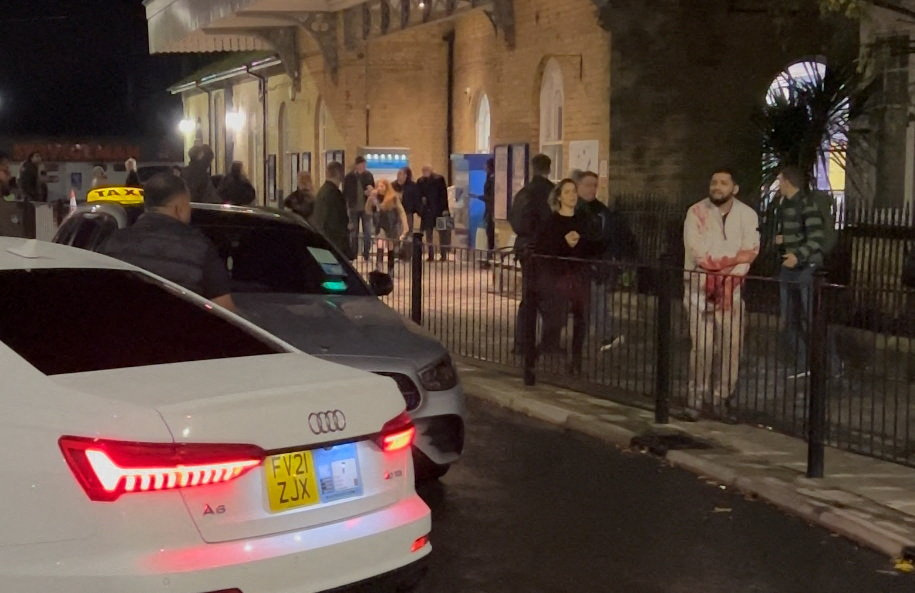 UK train stabbings injure nine, police arrest two suspects