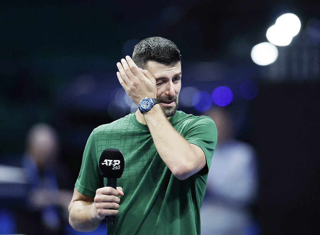 image Djokovic in tears after tribute to late coach Pilic in Athens