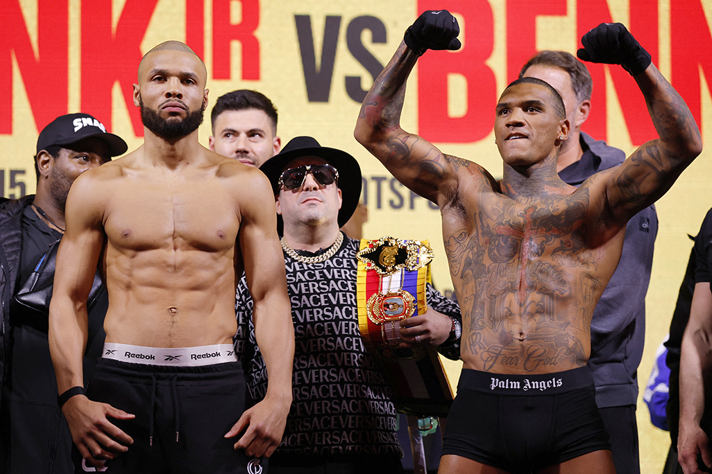 cover Eubank Jr avoids weigh-in drama second time around against Benn