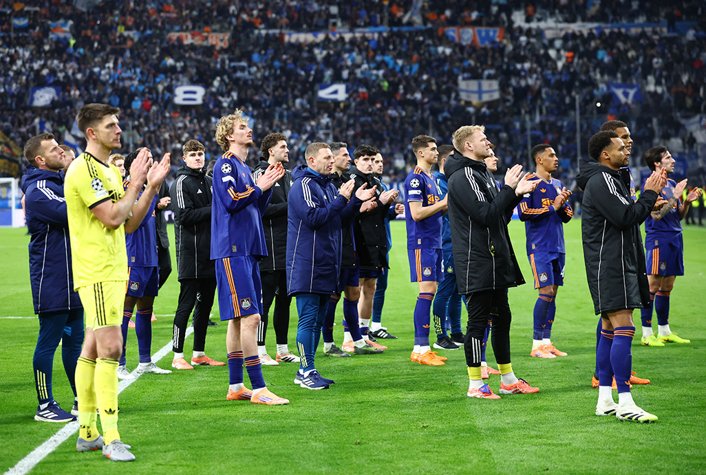 cover Newcastle say French police assaulted their fans after loss at Marseille