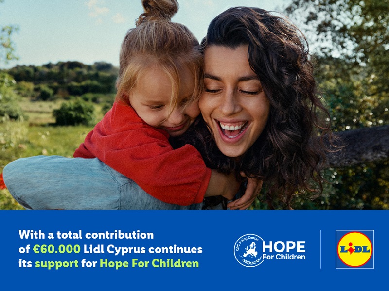 Lidl Cyprus donates €60K in support of ‘Hope For Children’ mission