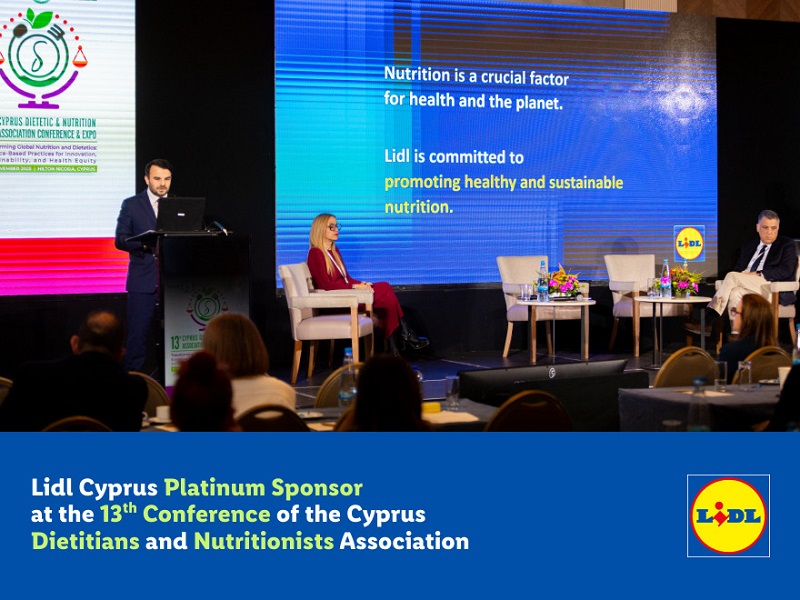 Lidl the Platinum Sponsor of 13th Cyprus Dietetic & Nutrition Association summit
