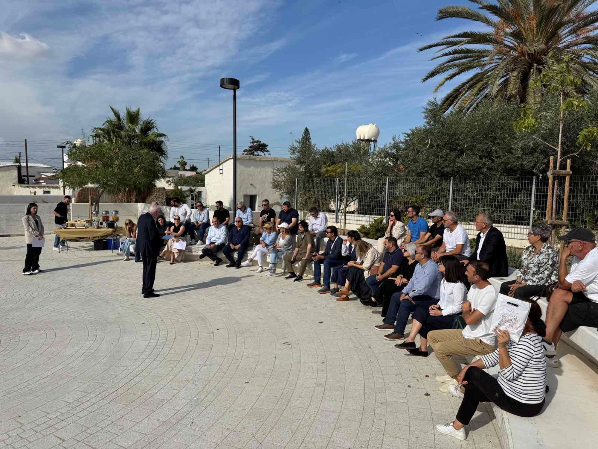 cover Sculptures honouring the Mediterranean installed in Larnaca
