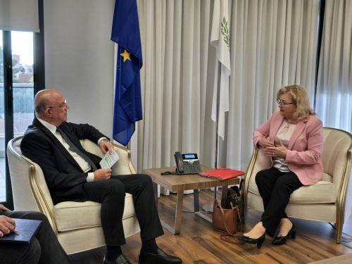 cover Keravnos meets Olaf deputy chief as Cyprus prepares anti-fraud agenda for EU presidency