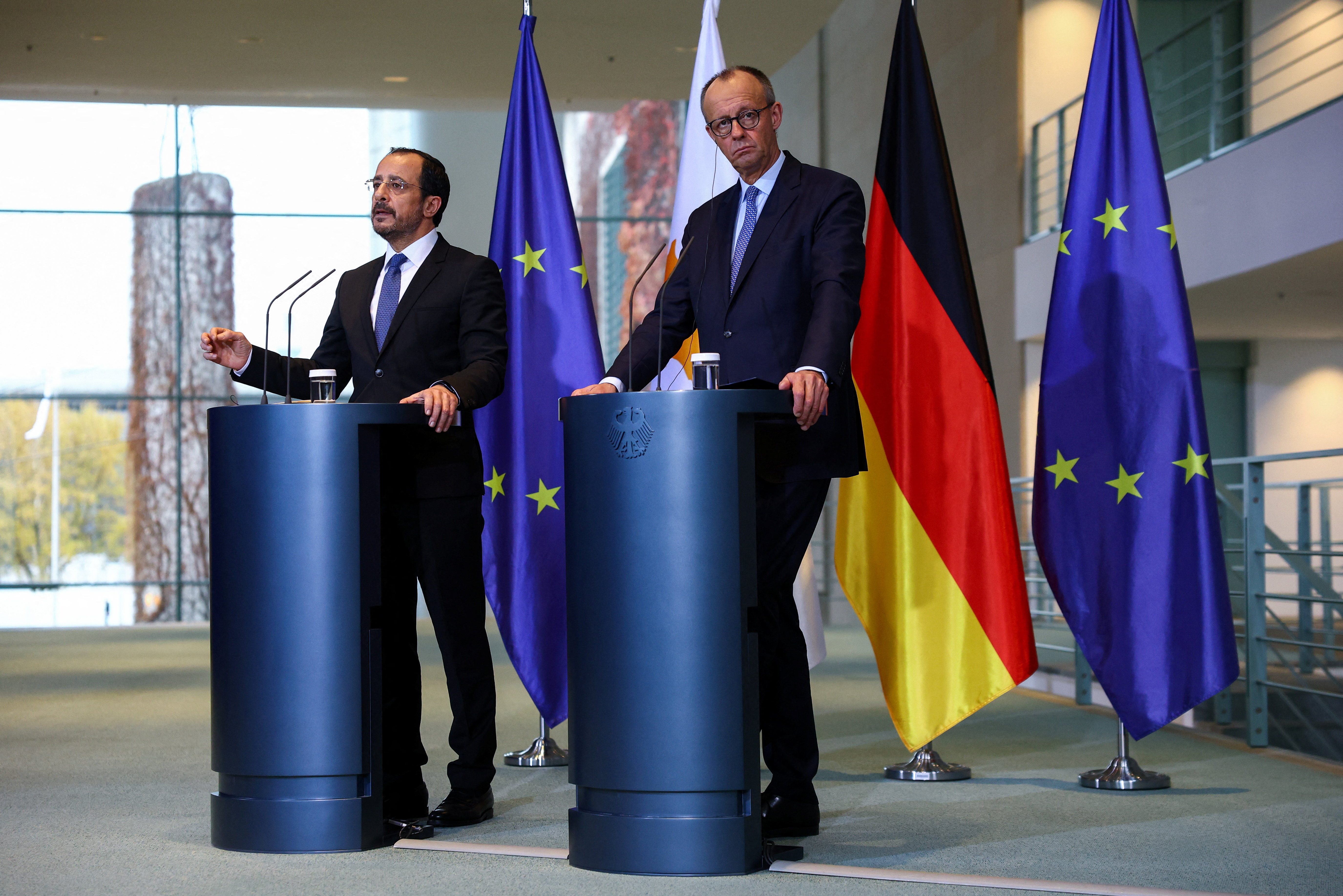 cover Merz praises ‘extremely constructive’ Cypriot approach to Turkey relations