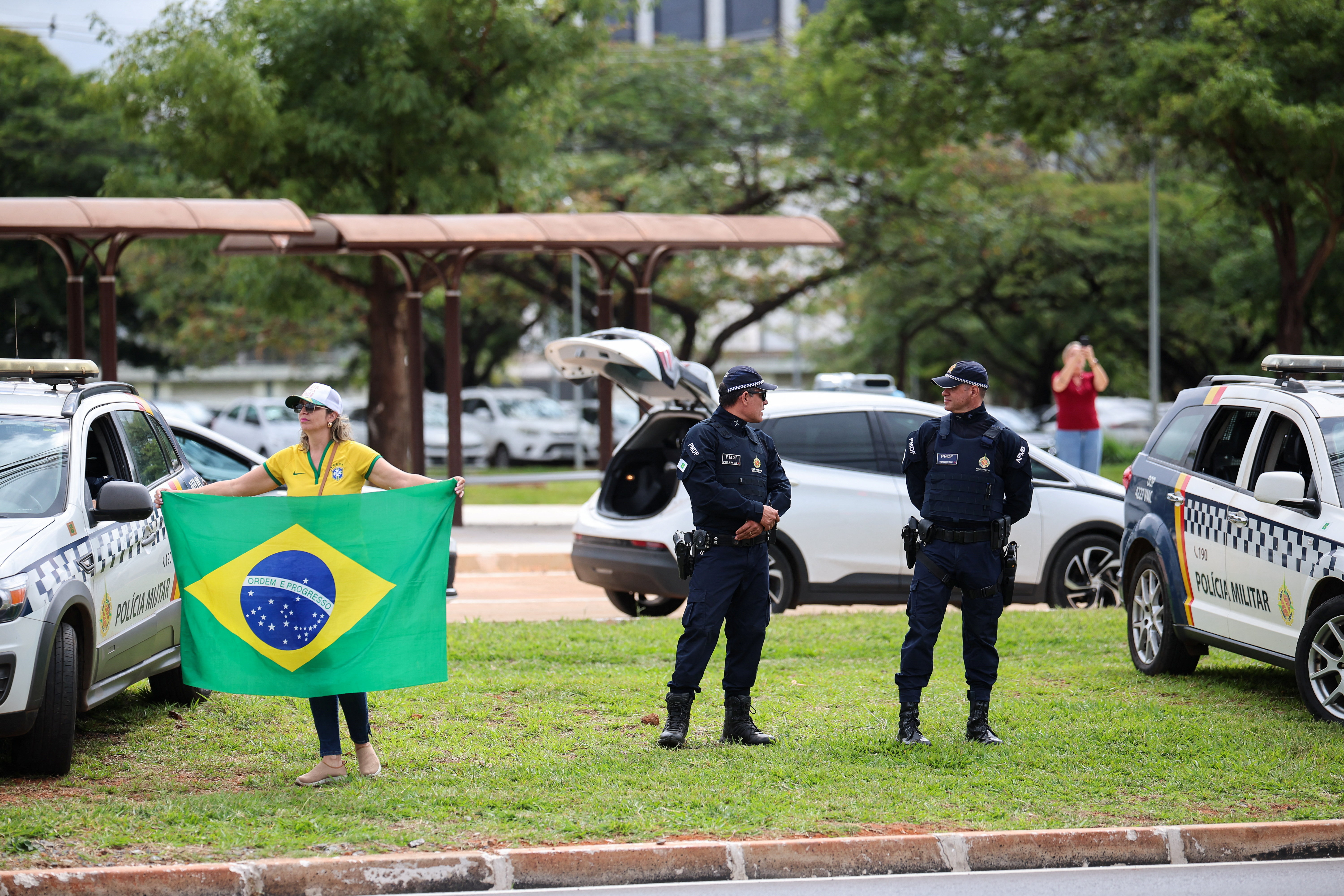 cover Brazil&#8217;s ex-president Bolsonaro detained by police ahead of vigil