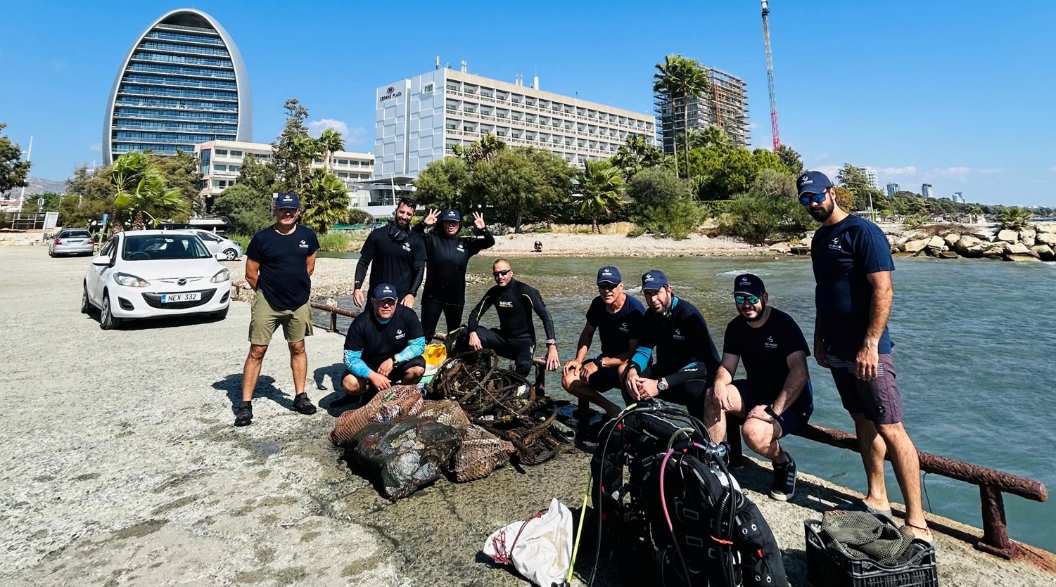cover Port operator DP World tackles marine waste in Limassol clean-up