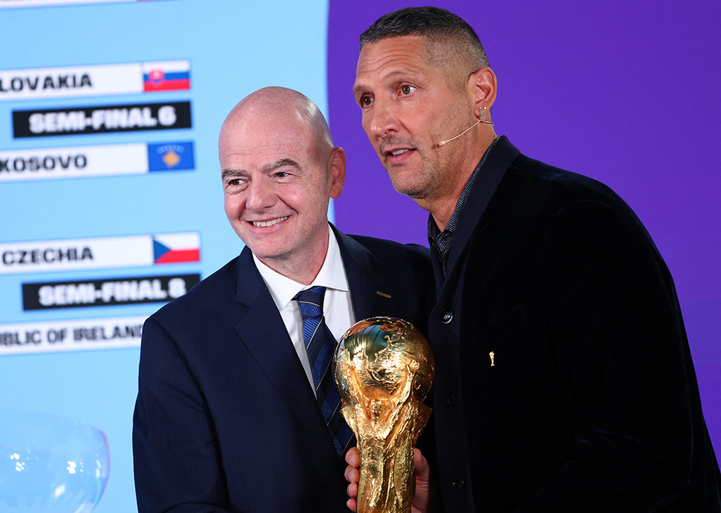 cover Italy face Northern Ireland in European playoffs, Sweden meet Ukraine