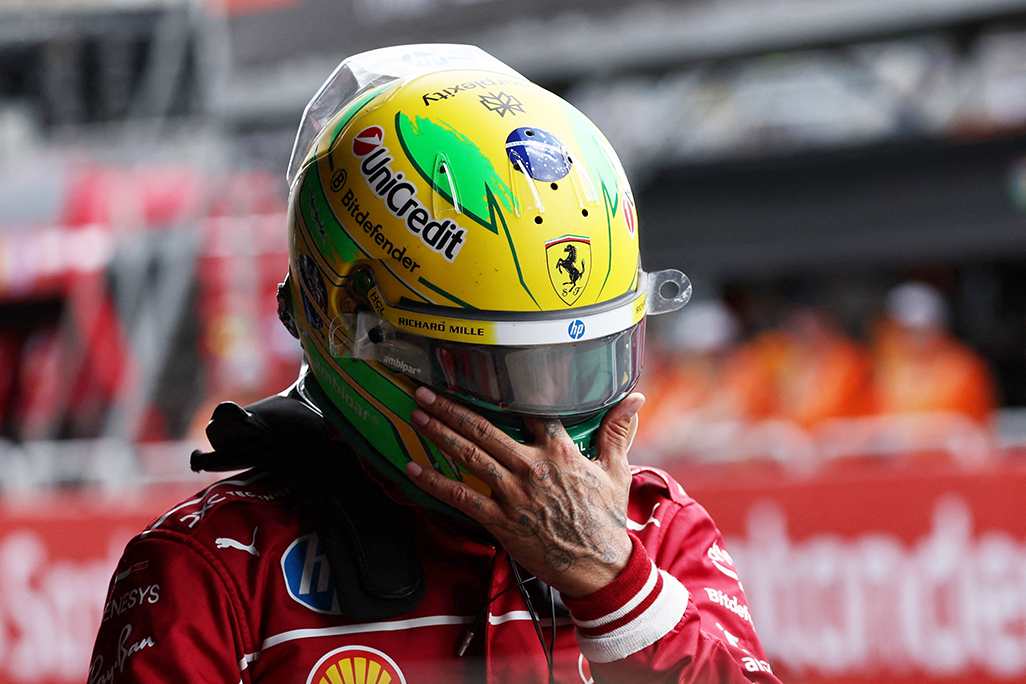 cover No regrets about moving to Ferrari, says Hamilton 