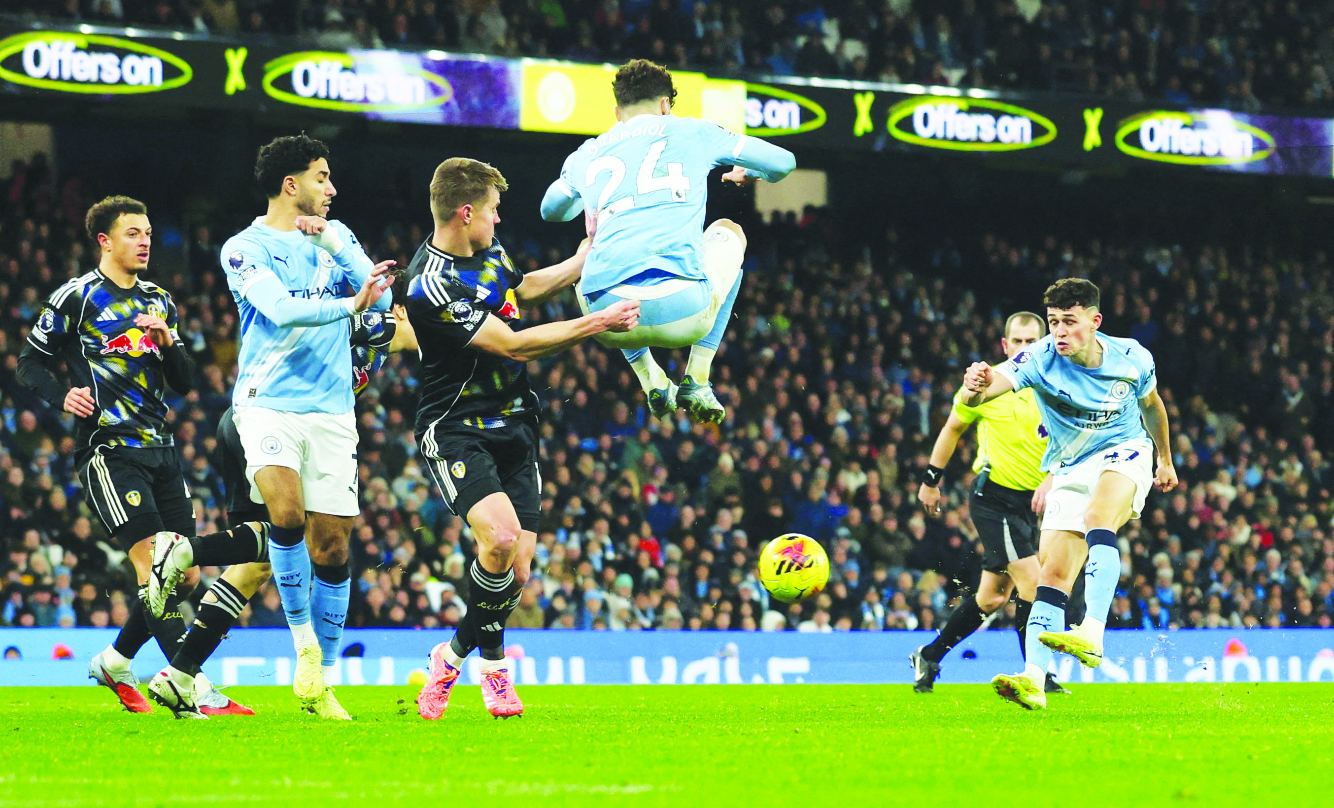 cover Foden&#8217;s double secures Manchester City&#8217;s thrilling win over Leeds
