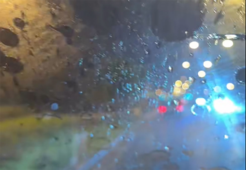 cover Heavy rain hits Pyrgos road, more storms to come