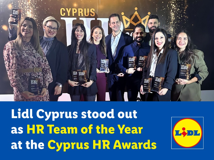 cover Lidl Cyprus stood out as HR Team of the Year at the Cyprus HR Awards