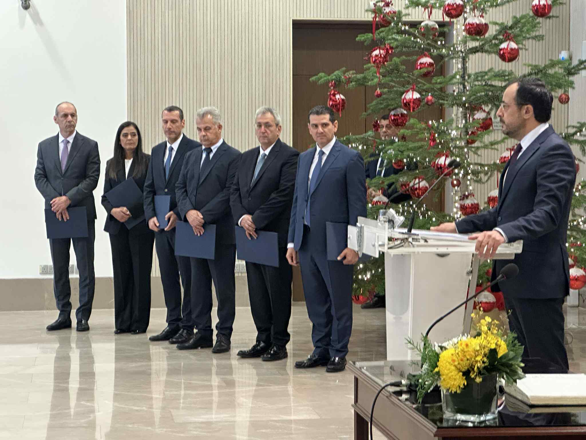 Christodoulides tells new ministers to ‘work tirelessly’ at swearing-in ceremony