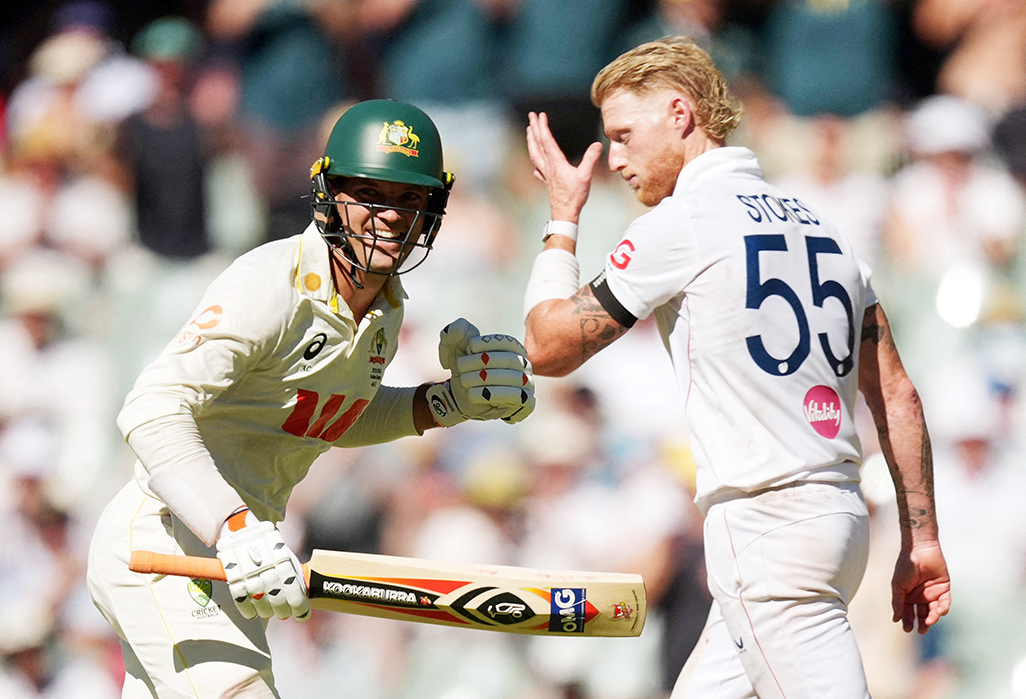 image Carey goes from villain to hero with century in Adelaide heat