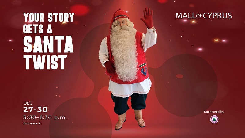 Father Christmas, Charalambous Coffee make Mall of Cyprus warm and jolly