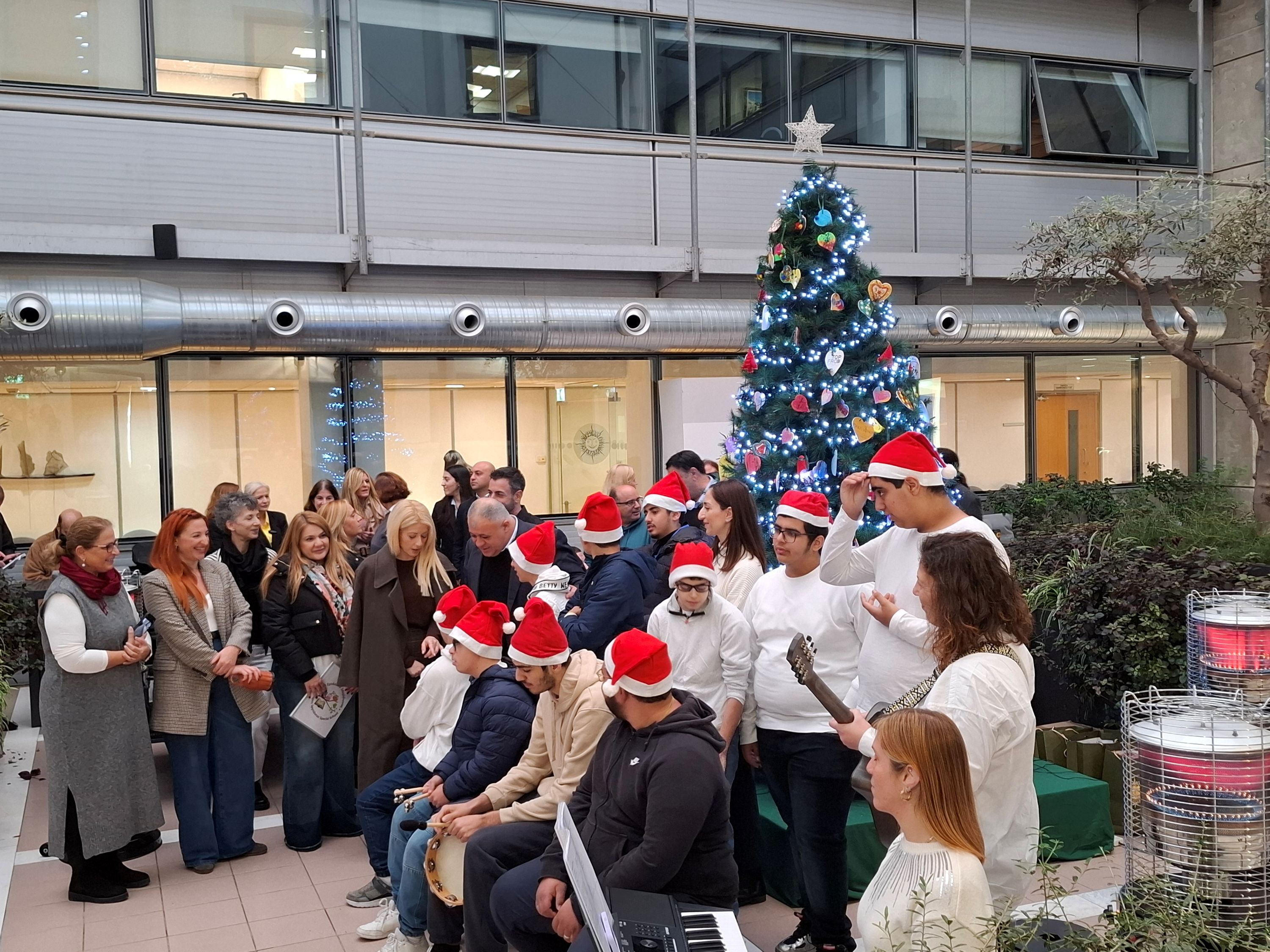 cover Children bring Christmas cheer to parliament