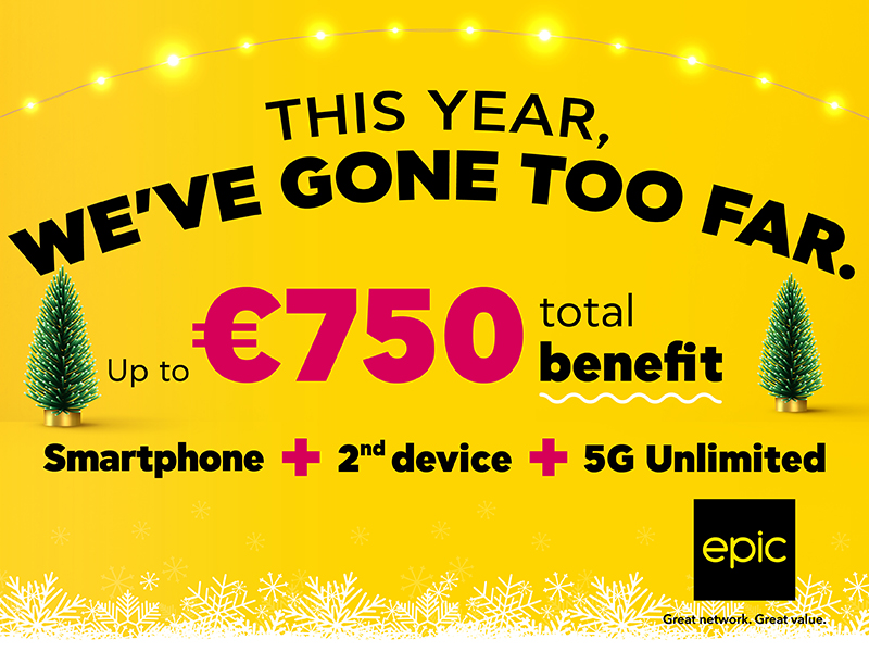 image This Christmas at Epic, we&#8217;ve gone too far… with offers you won&#8217;t believe!