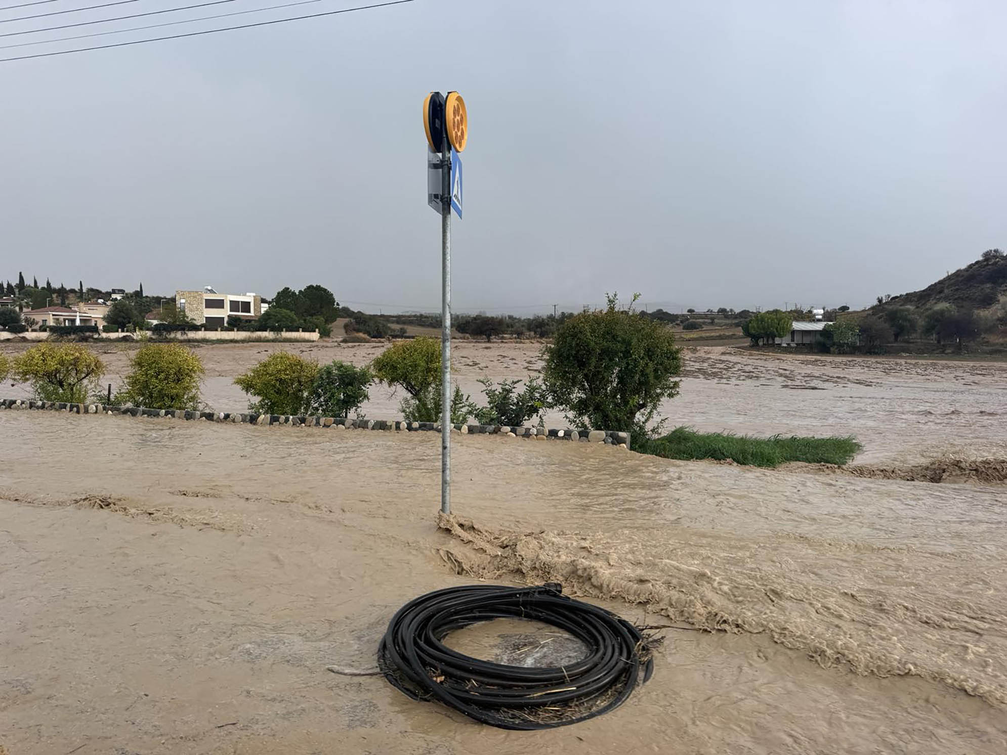 Polis Chrysochous ‘on alert’ after weekend flooding