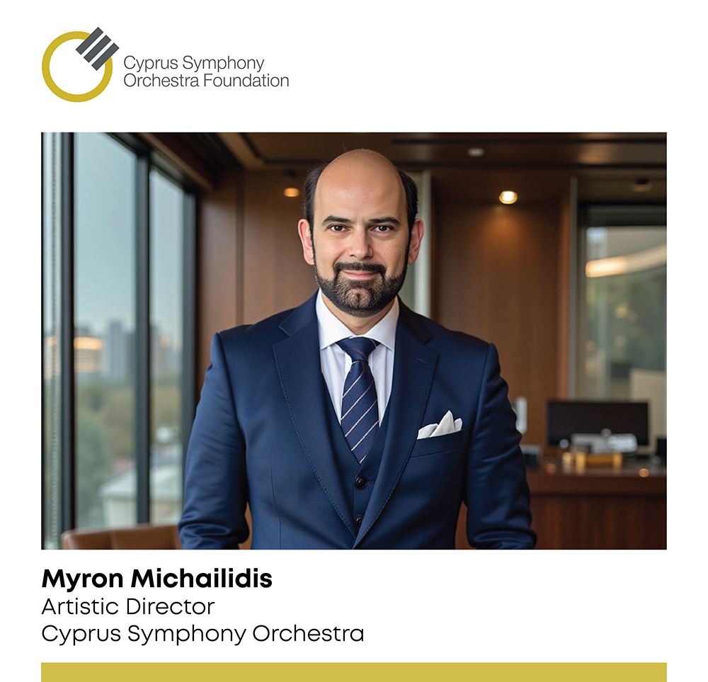 cover Myron Michailidis appointed artistic director of the Cyprus Symphony Orchestra