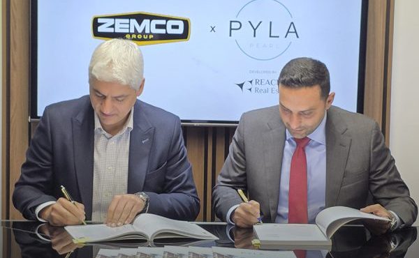 cover Reach Real Estate signs construction contract with ZEMCO for Pyla Pearl Development in Larnaca, Cyprus
