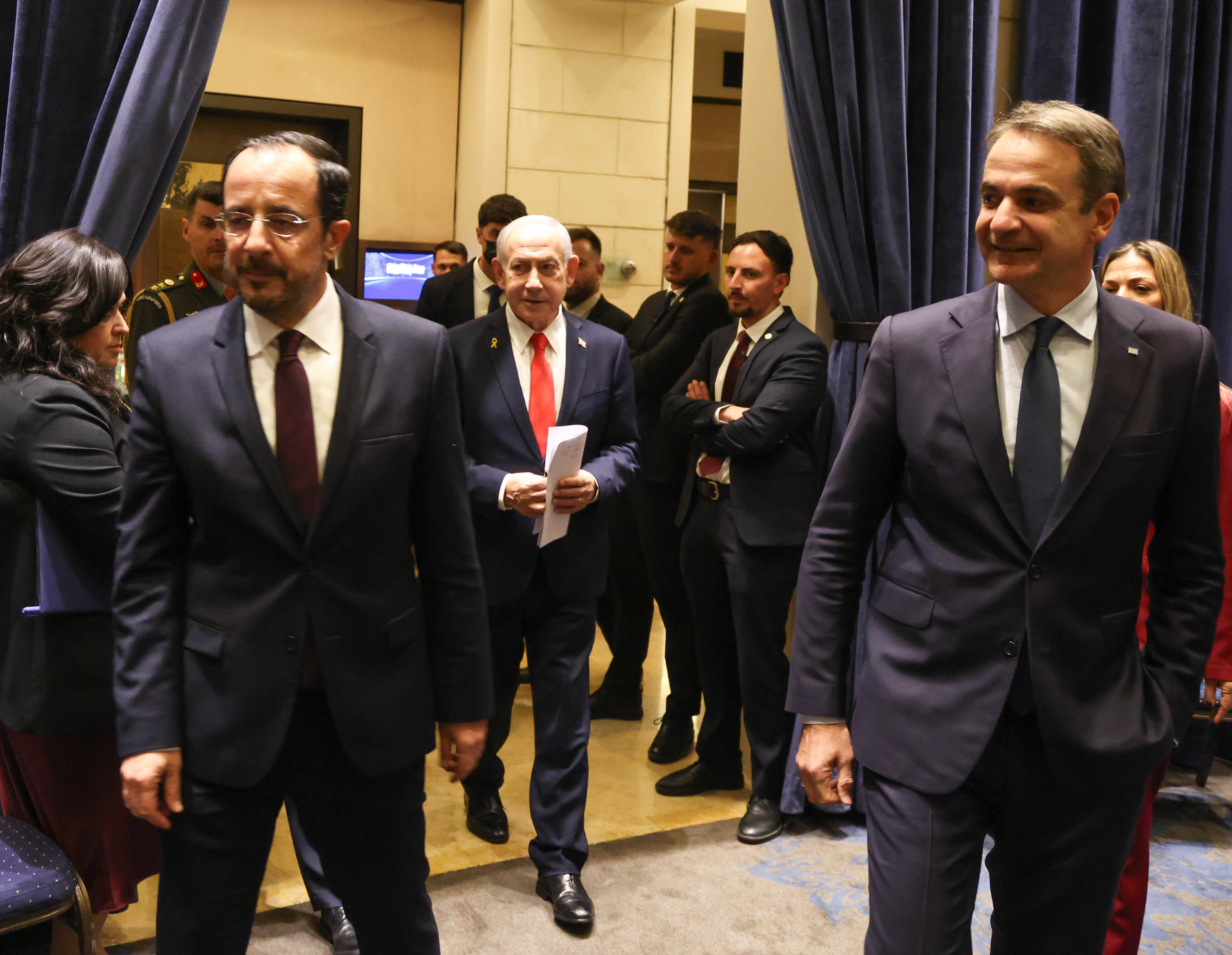 image Cyprus-Greece-Israel to wrap up pending issues, Israel seeks to improve image in EU