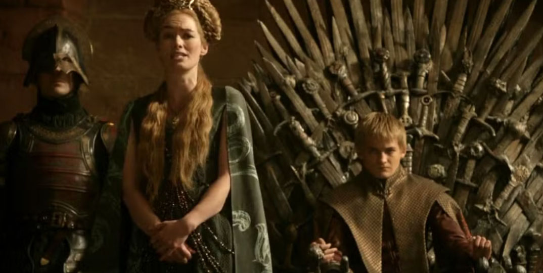 A throne made of sand