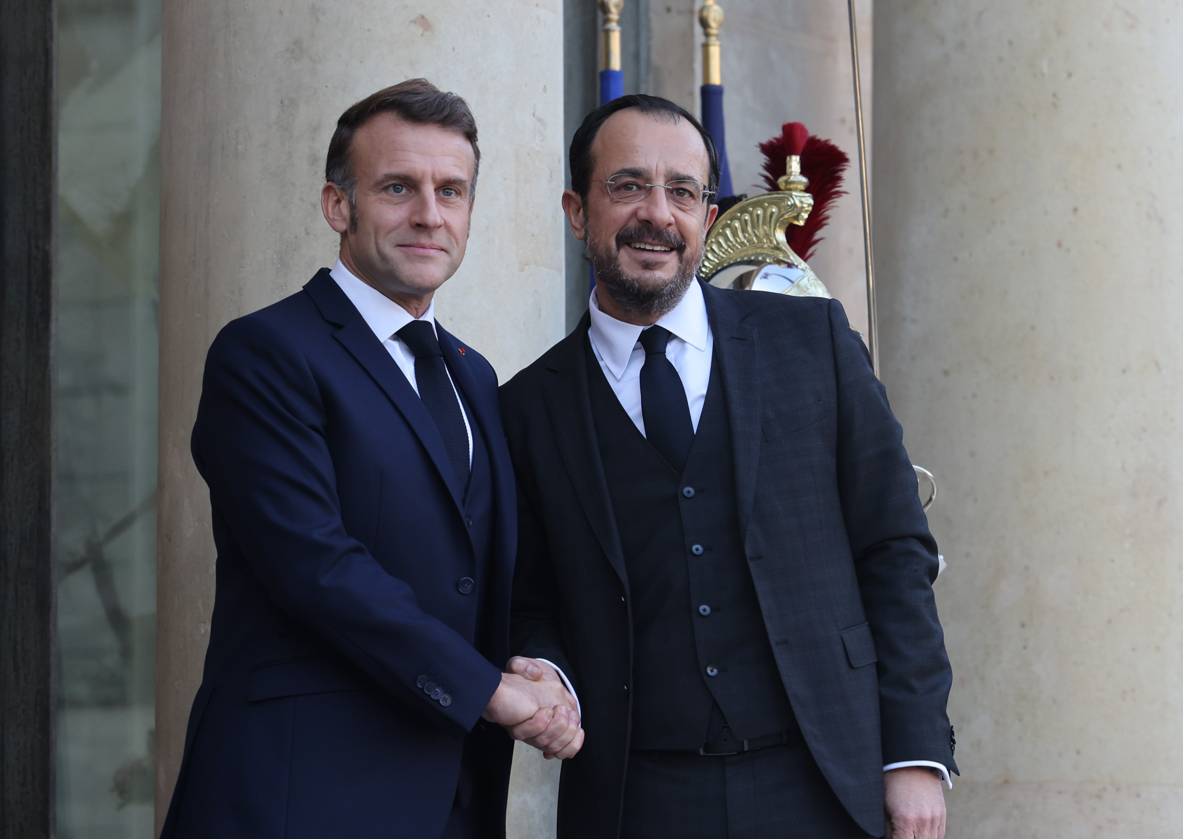 image Macron hopes for solution ‘so all Cypriots can live together on reunified island’