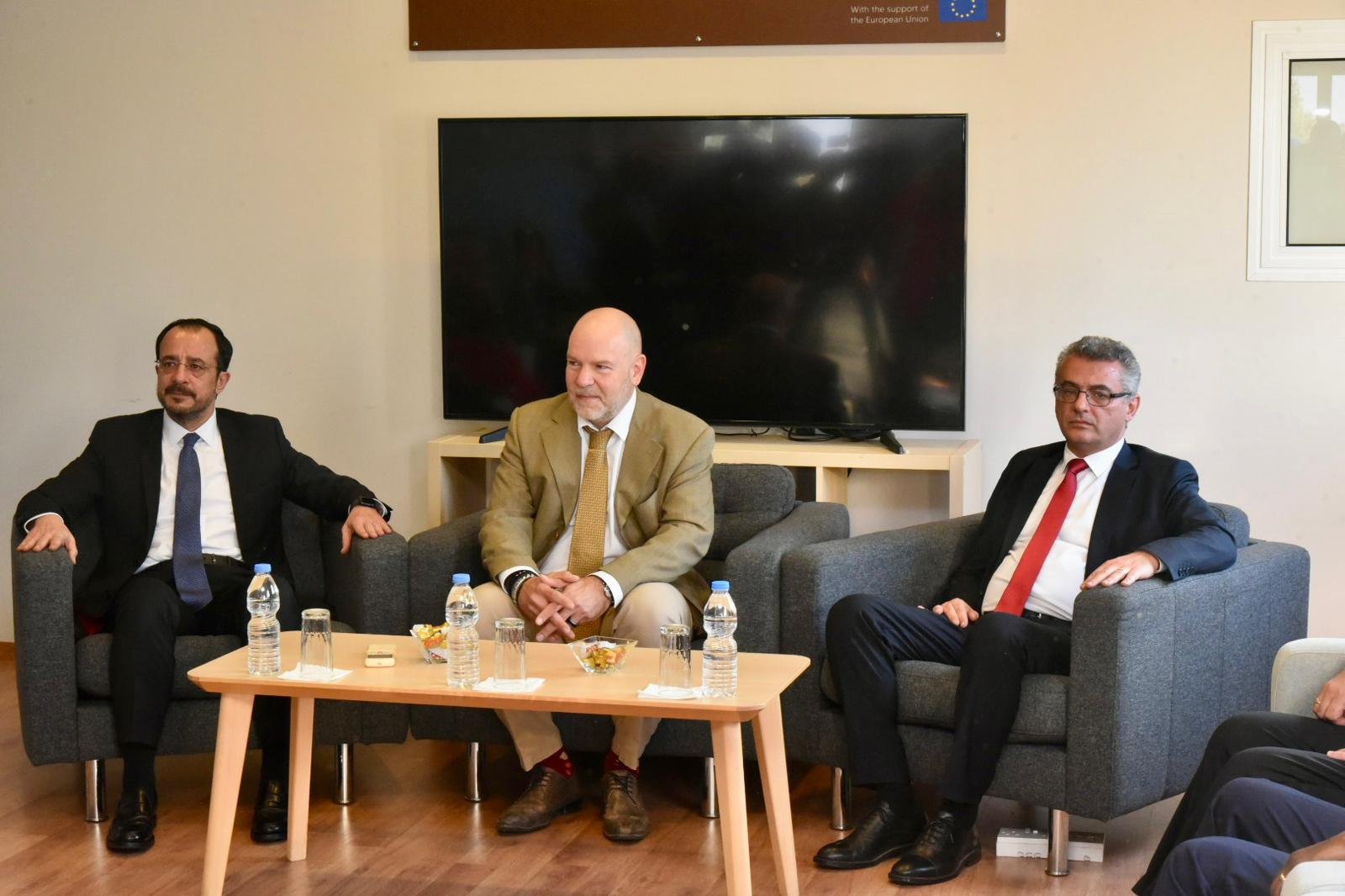 Christodoulides, Erhurman visit Committee on Missing Persons